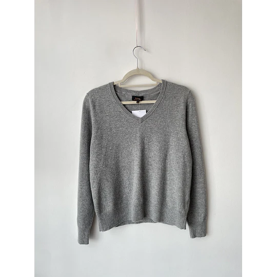 Sweater gris Cachemir. Talla: M
