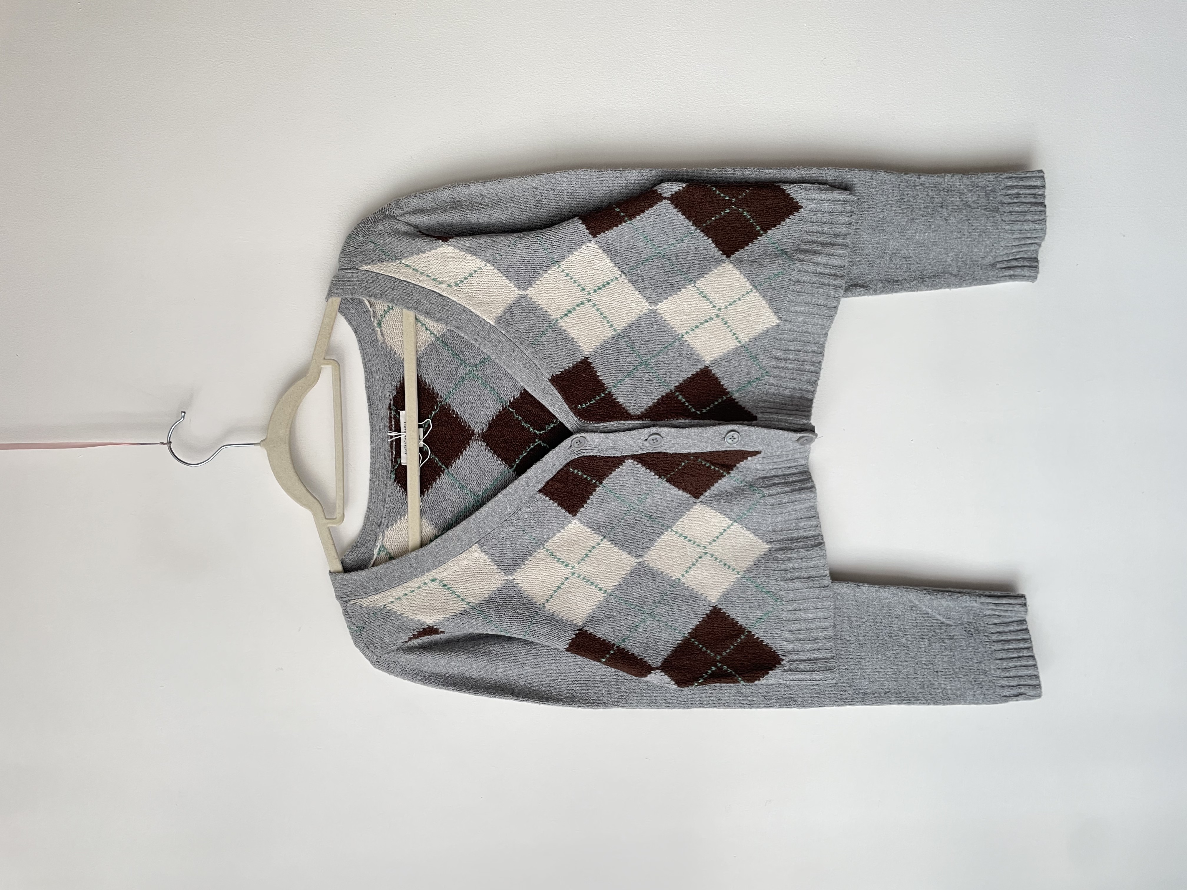 Cárdigan rombos. Talla: M 1