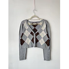 Cárdigan rombos. Talla: M 1