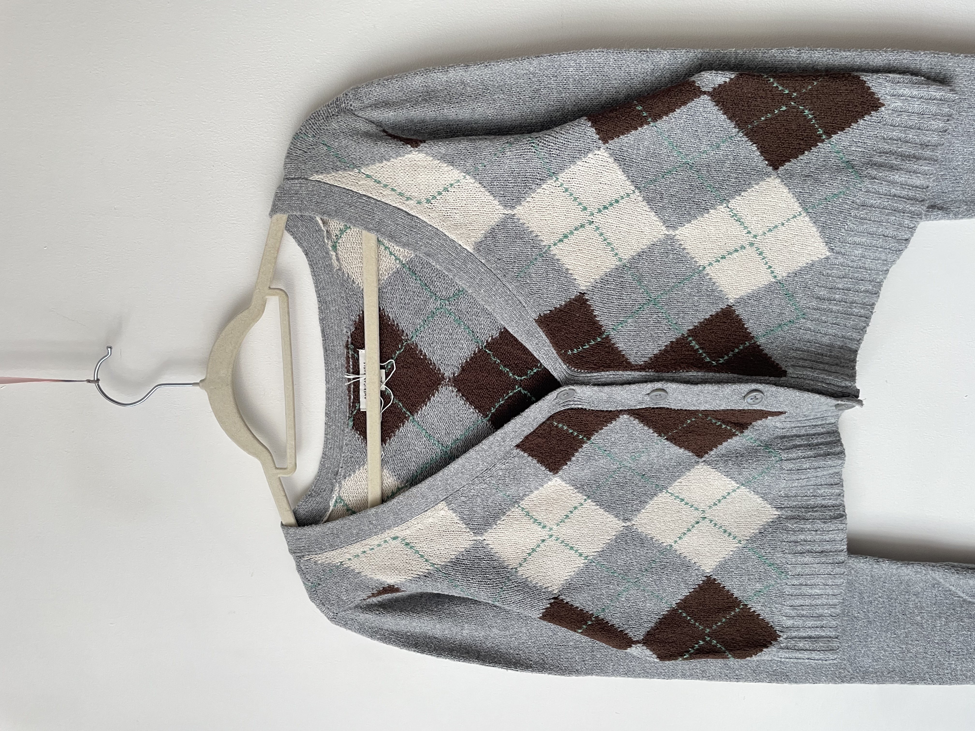 Cárdigan rombos. Talla: M 2