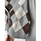 Cárdigan rombos. Talla: M 3