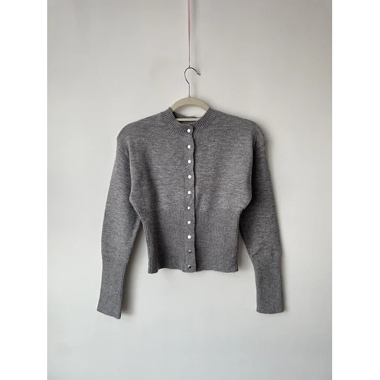 Cárdigan gris. Talla: XS/ S