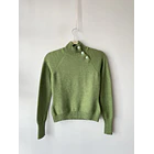 Sweater pistacho Lana Merino. Talla: S 1