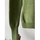 Sweater pistacho Lana Merino. Talla: S 3