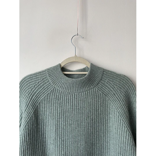 Sweater cachemir verde. Talla: L 