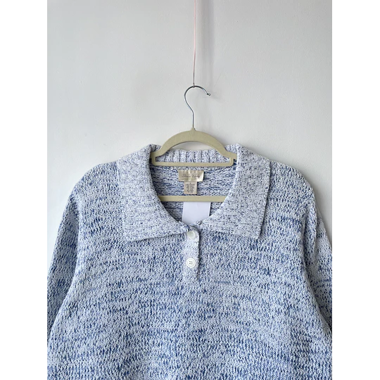 Sweater jaspeado. Talla: XL