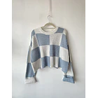 Sweater cuadros. Talla: M oversized 1