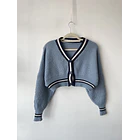 Cárdigan celeste. Talla: S 1