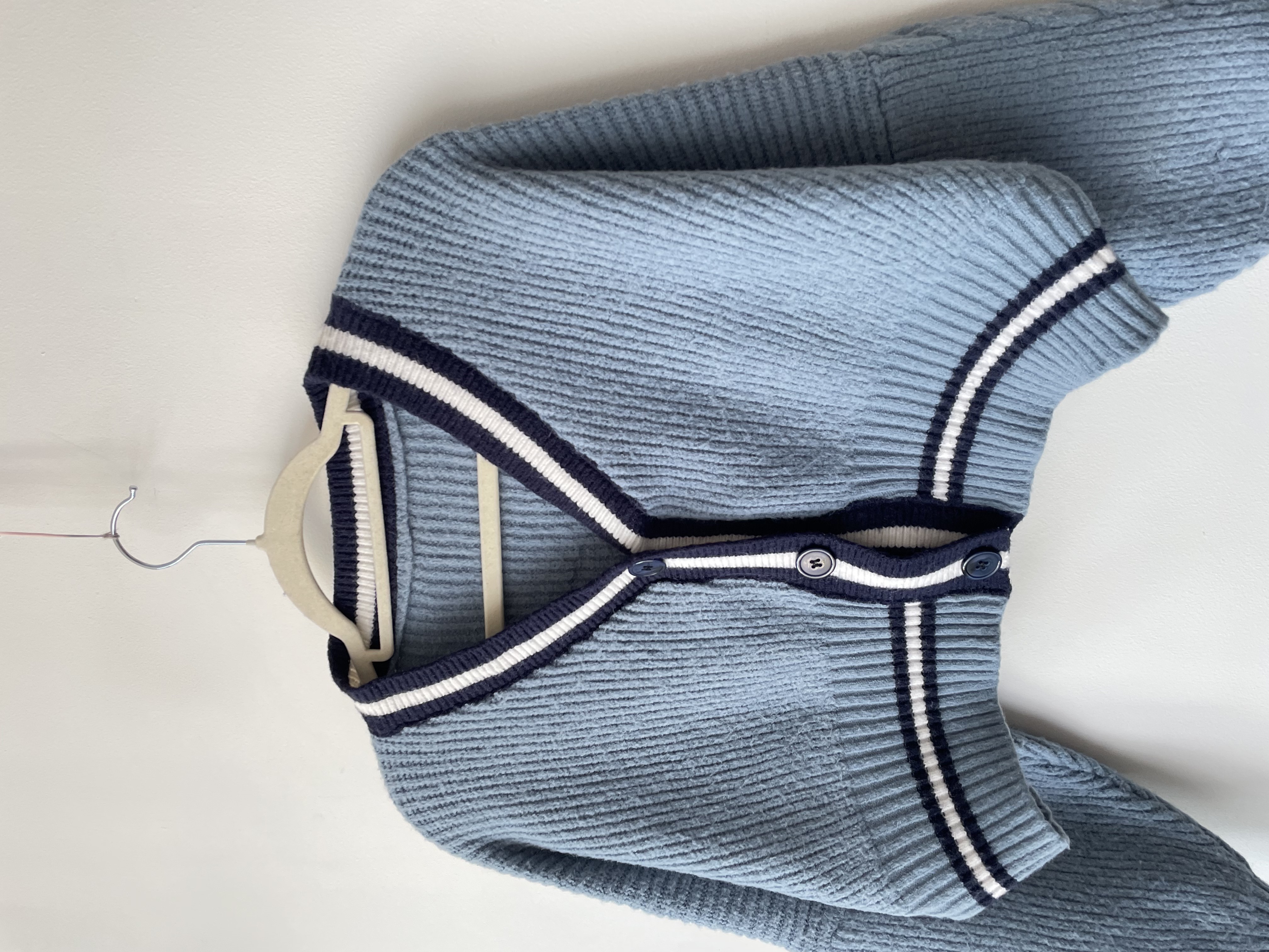 Cárdigan celeste. Talla: S 2