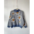 Sweater flores. Talla: M 1