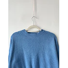 Sweater celeste petróleo. Talla: S 2