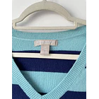 Sweater rayado lana y cachemira. Talla: S 3