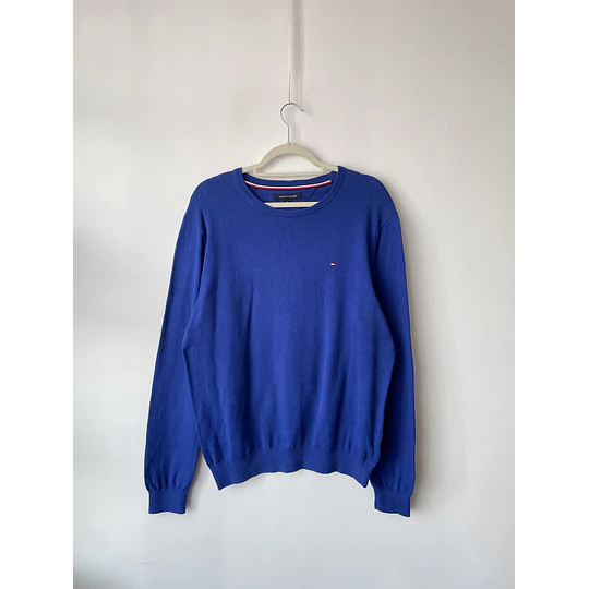 Sweater azul tommy. Talla: M hombre (L mujer) 