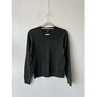Sweater verde lana Merino. Talla: XXS 1
