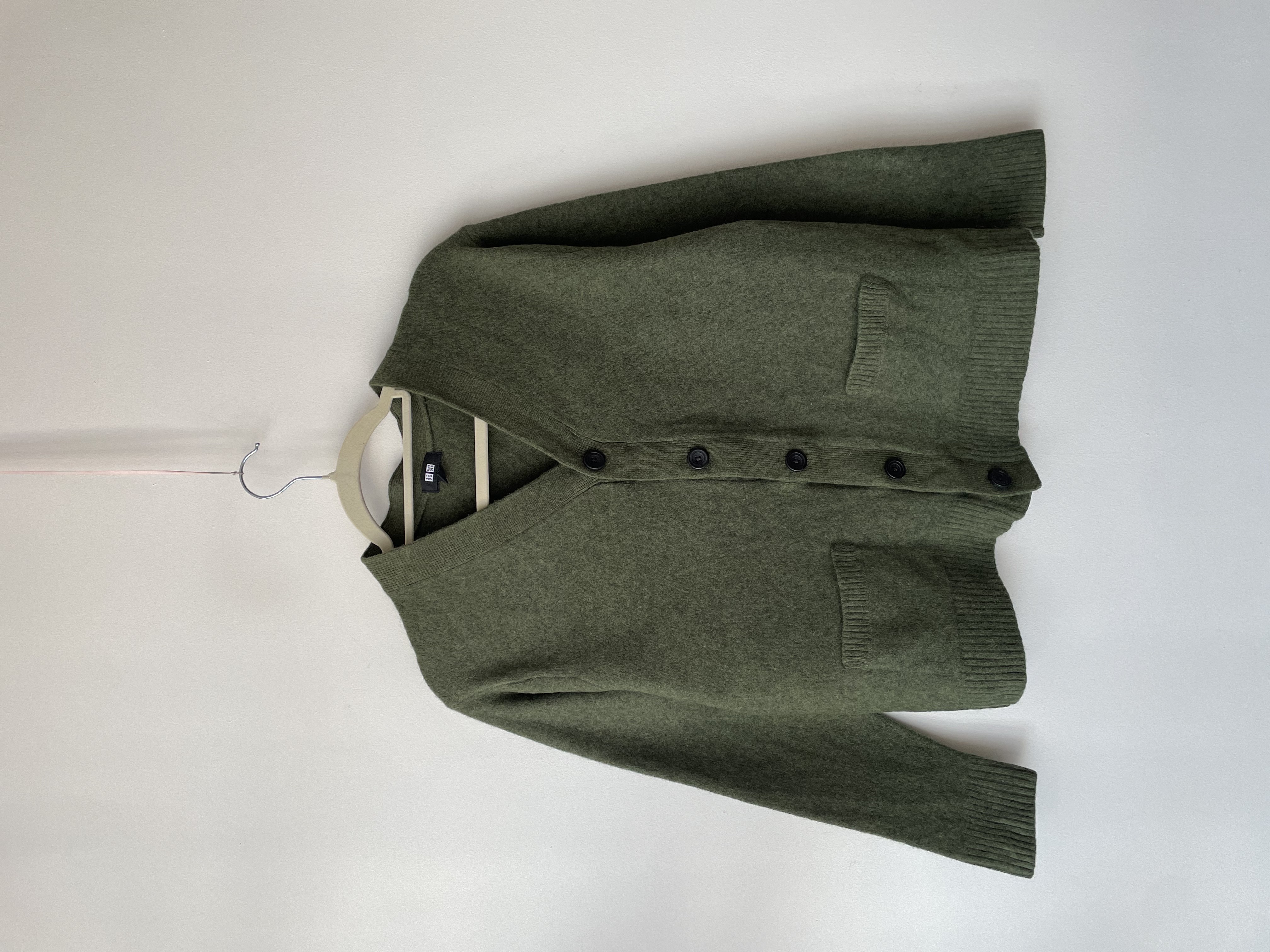 Cárdigan verde lana. Talla: M chico (S) 1