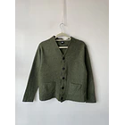 Cárdigan verde lana. Talla: M chico (S) 1