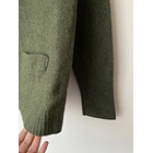 Cárdigan verde lana. Talla: M chico (S) 3