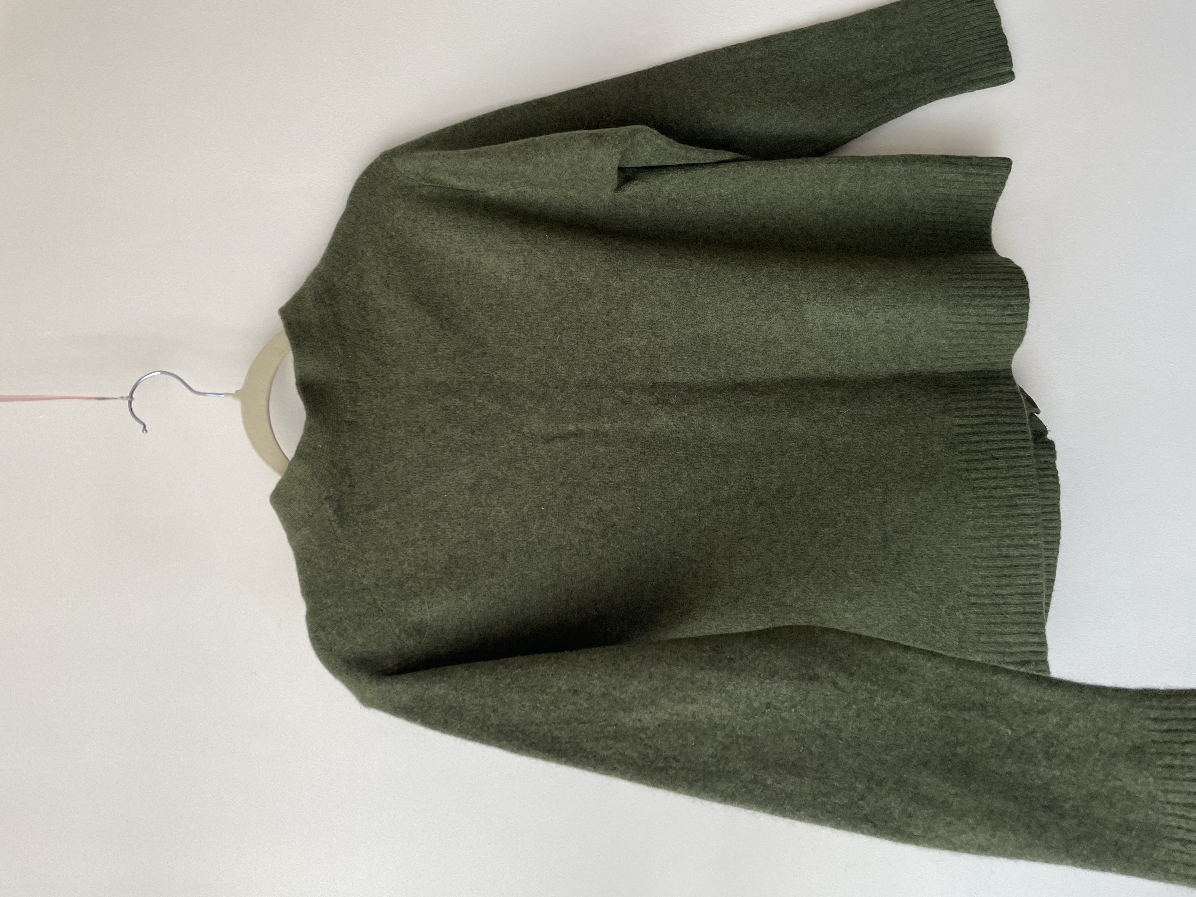 Cárdigan verde lana. Talla: M chico (S) 5