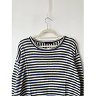 Sweater largo, líneas. Talla: S Oversized (M/L) 2