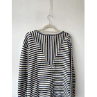 Sweater largo, líneas. Talla: S Oversized (M/L) 4