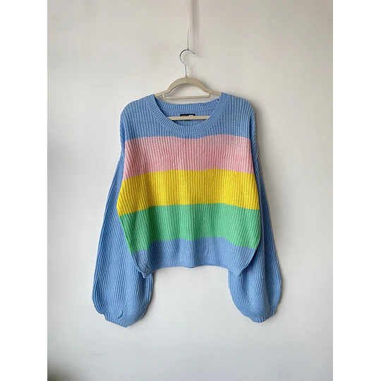 Sweater globo. Talla: M oversized