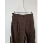Pantalón wide café. Talla: M  5