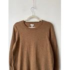 Sweater camel lana y algodón. Talla: S 2