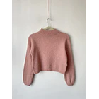 Sweater rosa lana y alpaca. Talla: XS 1