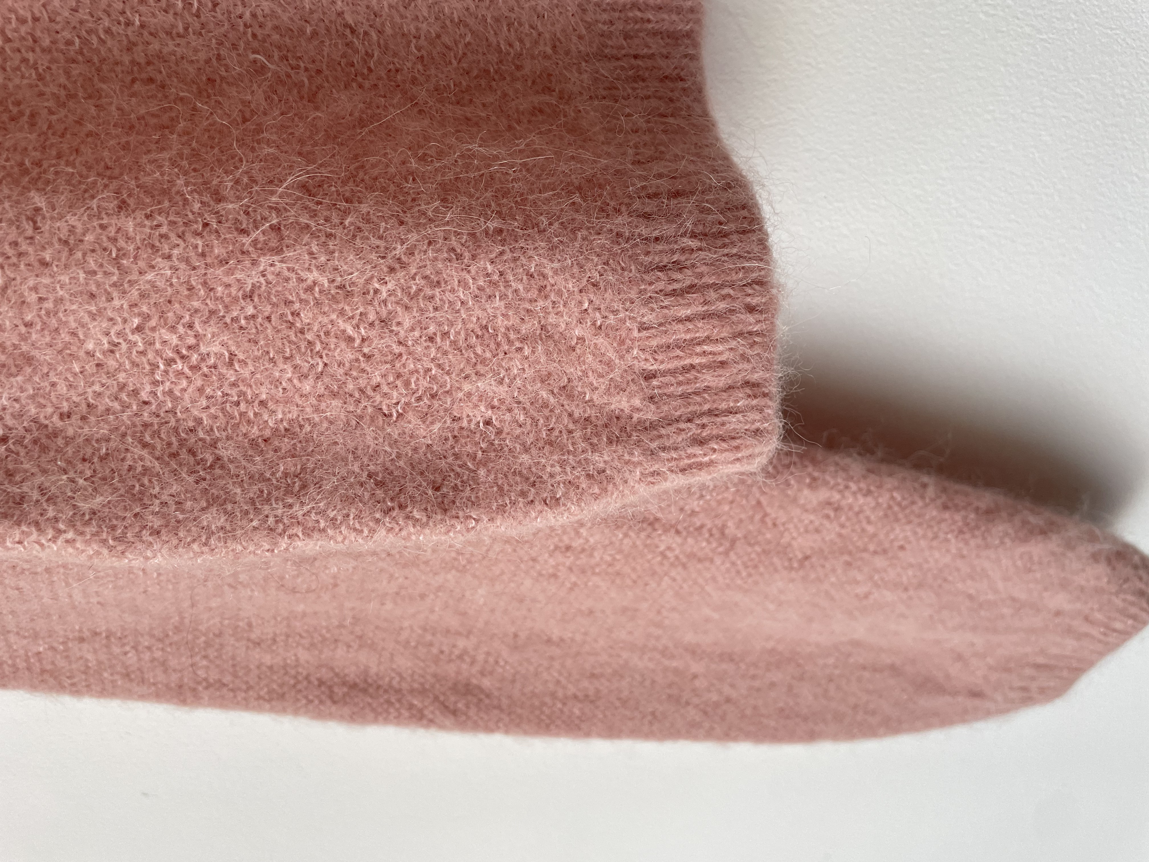 Sweater rosa lana y alpaca. Talla: XS 3