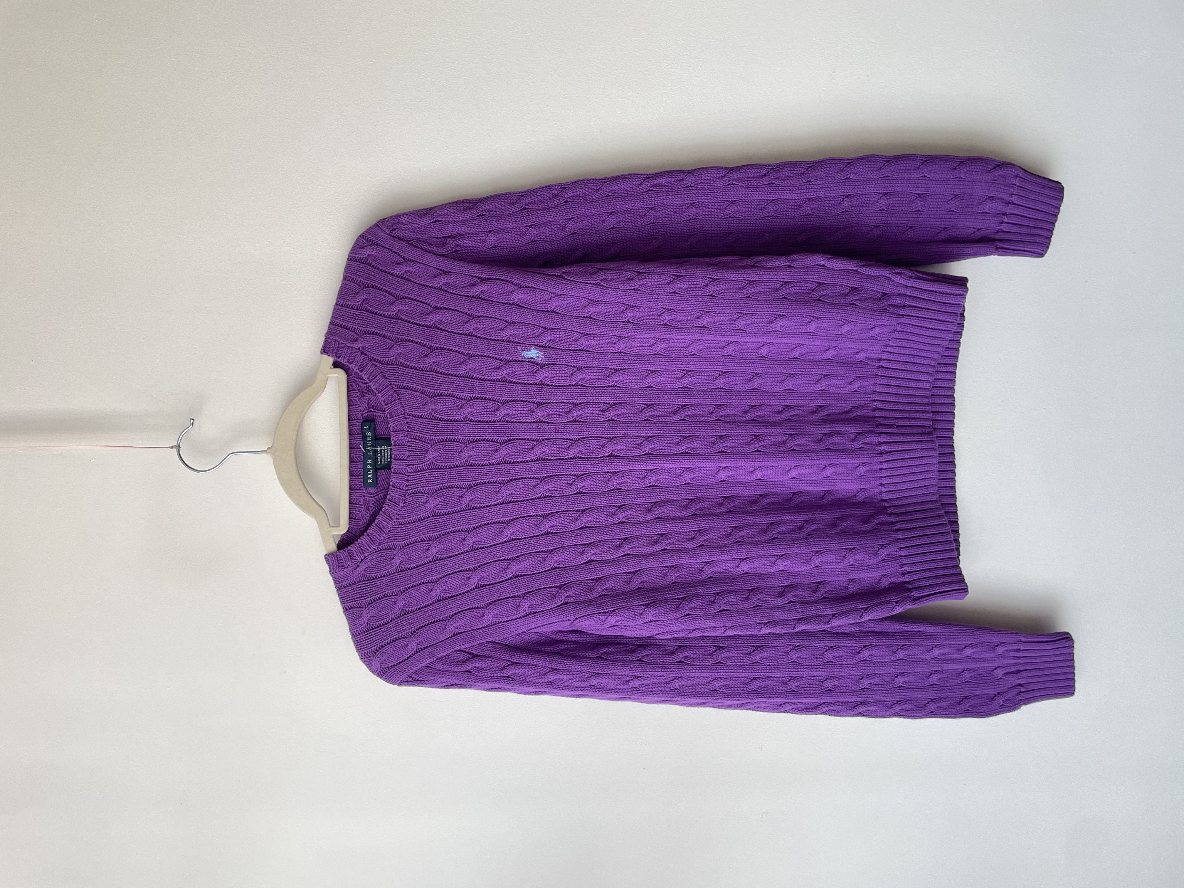 Sweater Polo morado. Talla: L (M/L) 1