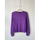 Sweater Polo morado. Talla: L (M/L) 1