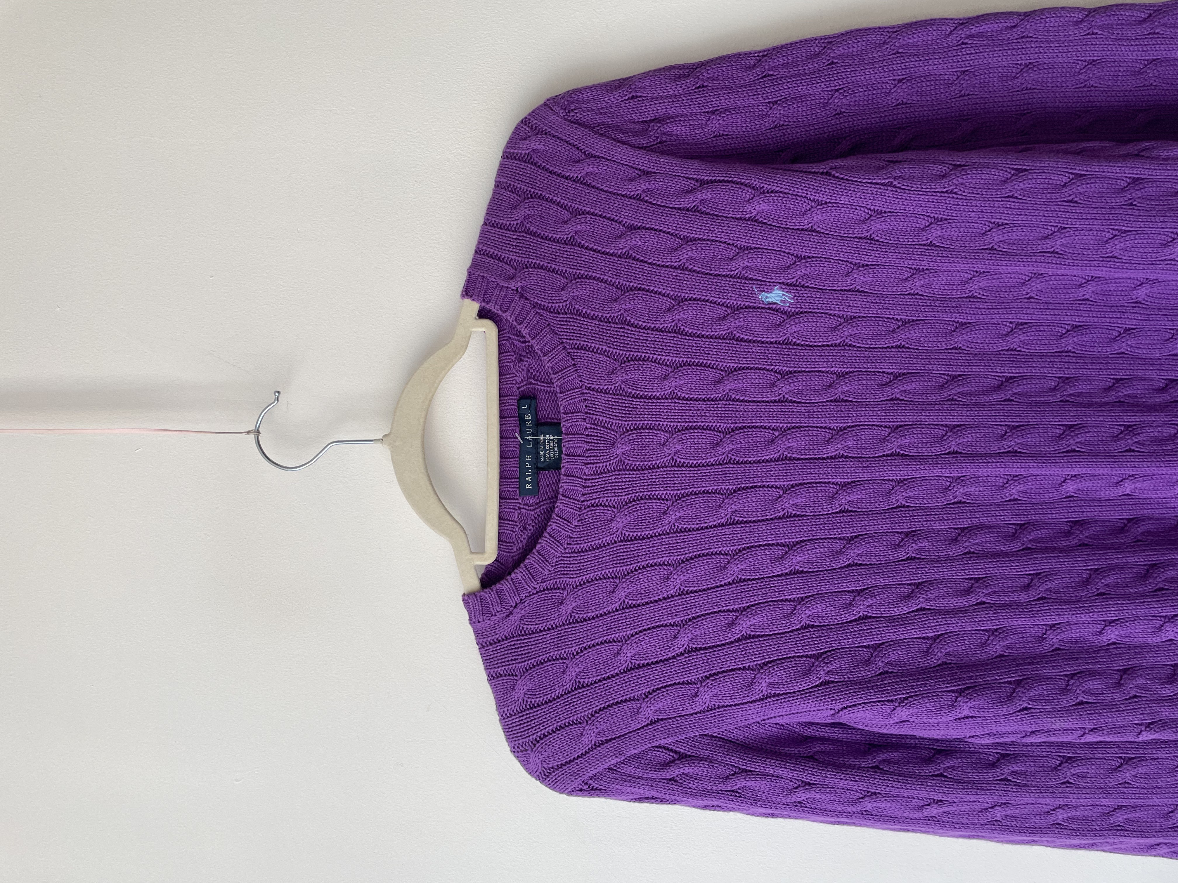 Sweater Polo morado. Talla: L (M/L) 2
