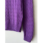Sweater Polo morado. Talla: L (M/L) 3