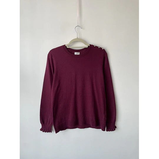 Sweater botones. Talla: M