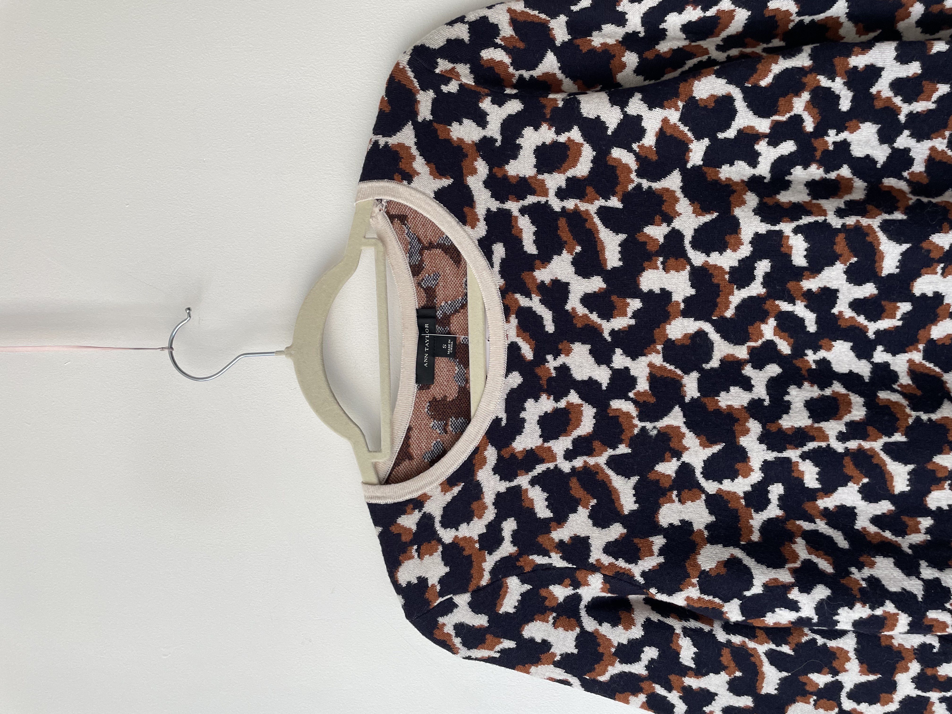 Sweater leopardo lana. Talla: S 2