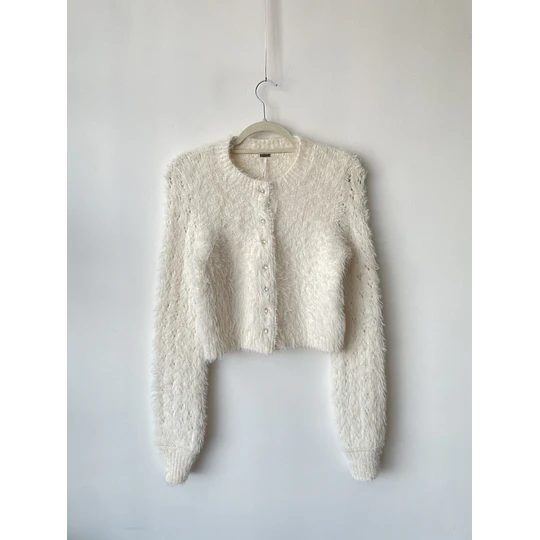 Cárdigan felpudo. Talla: XS