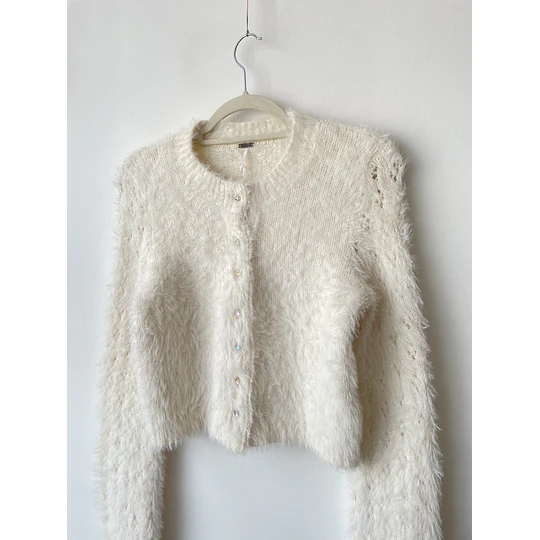 Cárdigan felpudo. Talla: XS