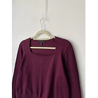Sweater vino. Talla: M 2