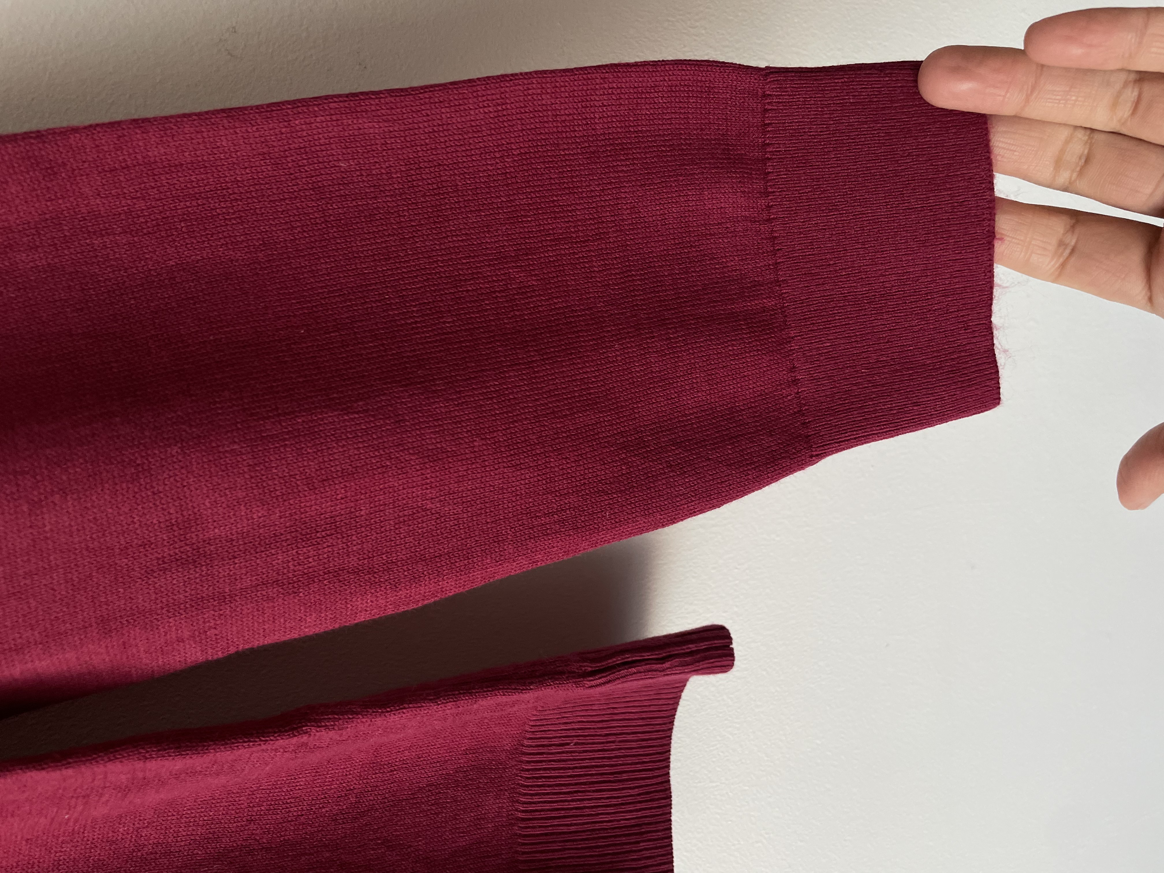 Sweater granate. Talla: M 3