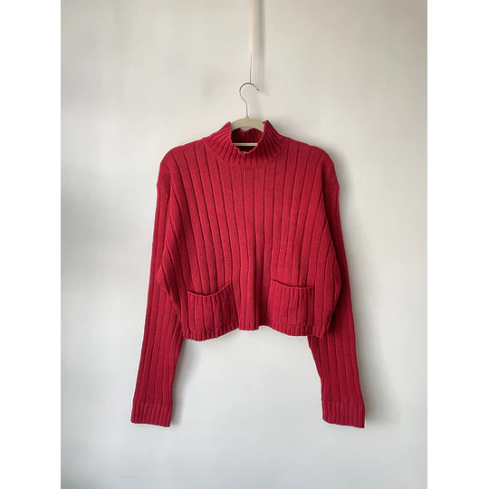 Sweater bolsillos. Talla: M 
