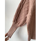 Sweater trenzado. Talla: M 3