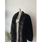 Abrigo felpudo negro. Talla: M/L 2
