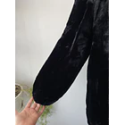 Abrigo felpudo negro. Talla: M/L 3