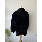 Abrigo felpudo negro. Talla: M/L 5