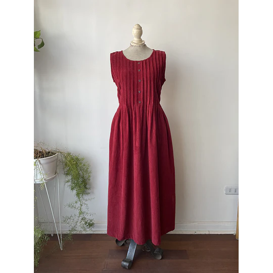 Vestido tablas. Talla: 8 (M)