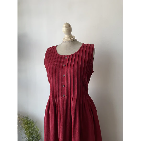 Vestido tablas. Talla: 8 (M)