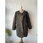 Abrigo leopardo lana. Talla: 18 (XL) 1
