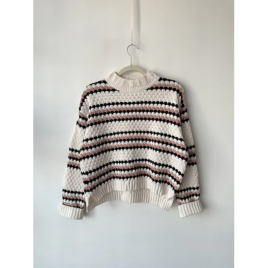 Sweater arroz. Talla: M