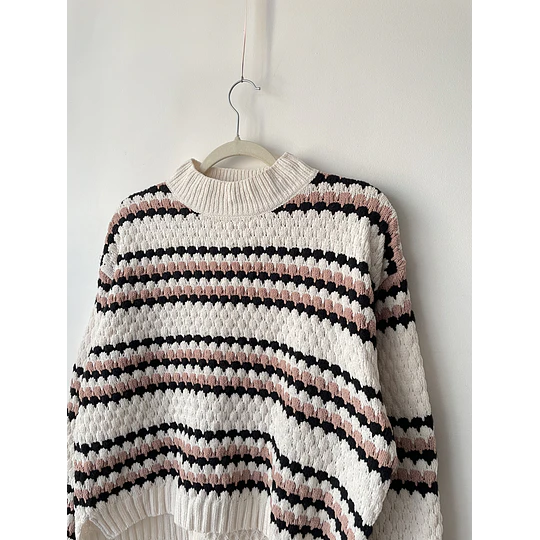 Sweater arroz. Talla: M