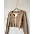 Cárdigan camel. Talla: M 2